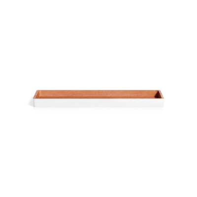 Cerapots Saucer Rectangular Pearl - L 40 cm X B 18 x H 3 cm
