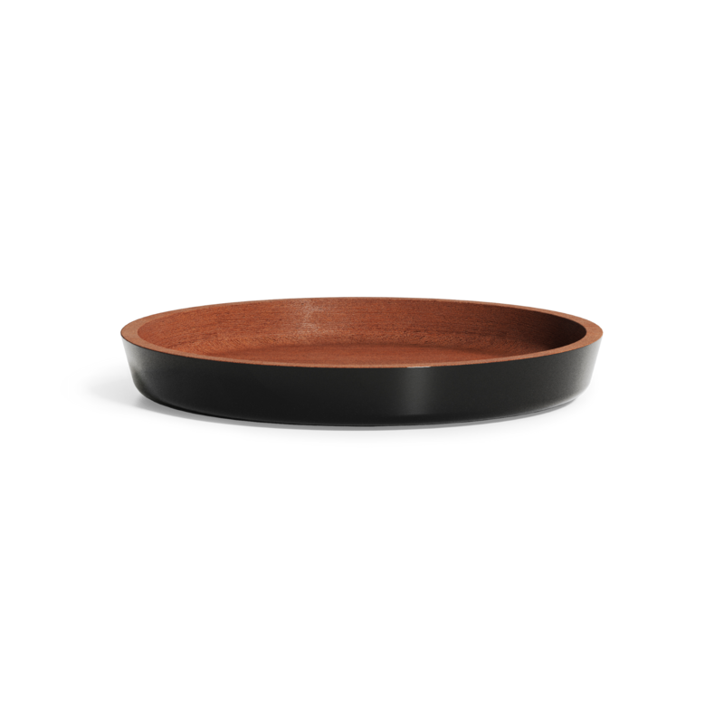 Cerapots Saucer Round Midnight - inside bottom Ø 32 cm / outside Ø 39 x H  3.8 cm