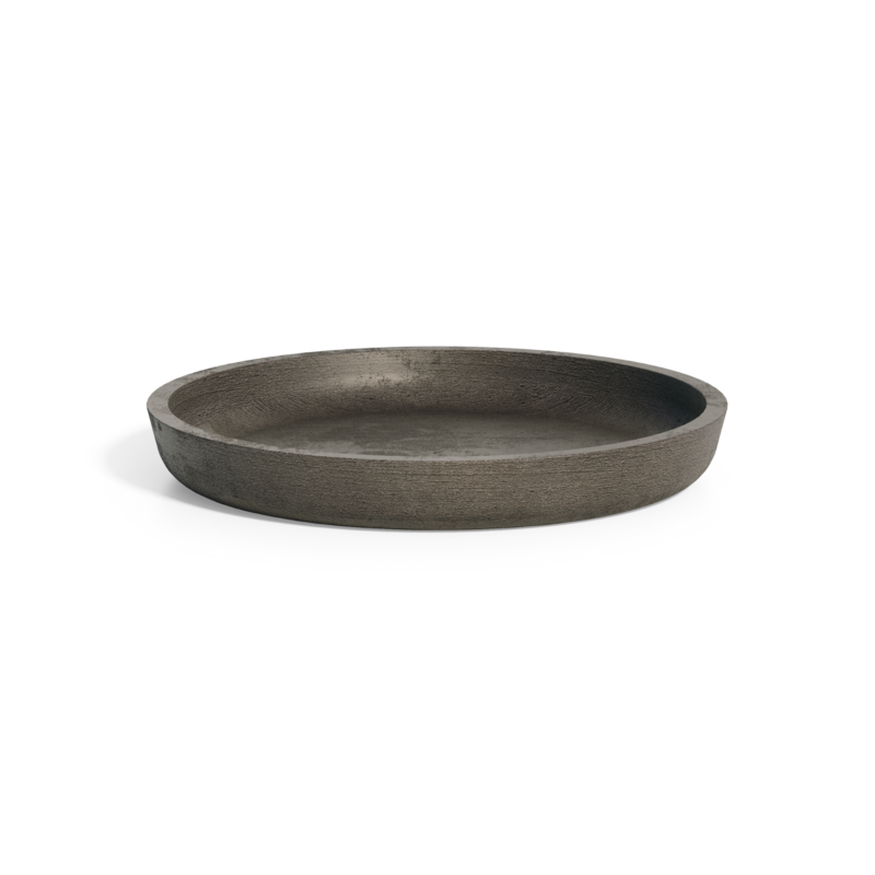 Cerapots Saucer Round Sepia - inside bottom Ø 11,2 cm / outside Ø 13,5 x H  1,7 cm