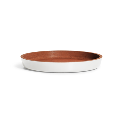 Cerapots Saucer Round Pearl - inside bottom Ø 32 cm / outside Ø 39 x H  3.8 cm