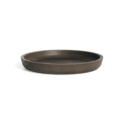Cerapots Saucer Round Sepia - inside bottom Ø 25,5 cm / outside Ø 30,4 x H 4,4 cm