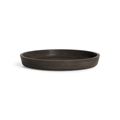 Cerapots Saucer Round Sepia - inside bottom Ø 32 cm / outside Ø 39 x H  3.8 cm