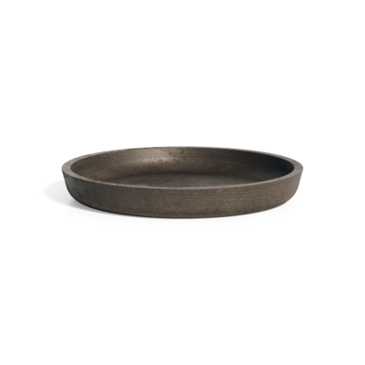 Cerapots Saucer Round Sepia- outside Ø 21,9 x H  2.8 cm