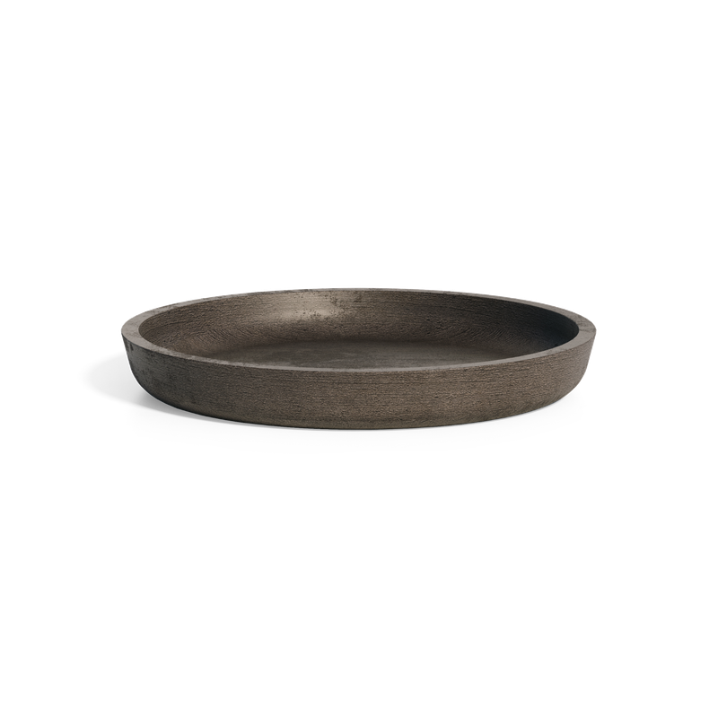 Cerapots Saucer Round Sepia- outside Ø 21,9 x H  2.8 cm