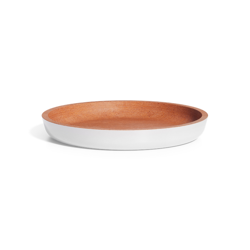 Cerapots Saucer Round Pearl - inside bottom Ø 25,5 cm / outside Ø 30,4 x H 4,4 cm