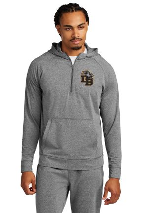 DB Sport Tek Smooth Fleece 1/4-Zip Hood