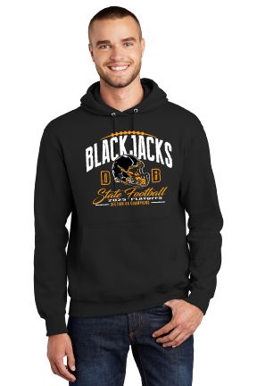 Blackjack STATE Football Hood (Yth-Adult)