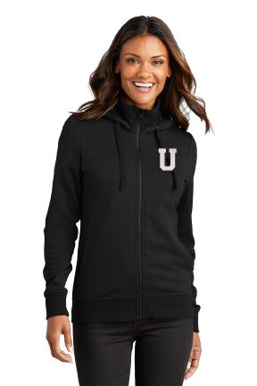UNITED Ladies Women&#39;s Smooth Fleece Hooded Jacket