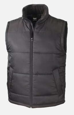 Embroidered Classic Black Gilet (S-3XL)