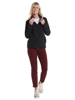 Branded Ladies Classic Full Zip Soft Shell Jacket