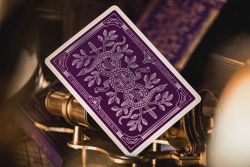 Purple Monarch Playing Cards