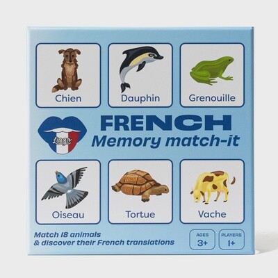 French Animals Memory Match-It
