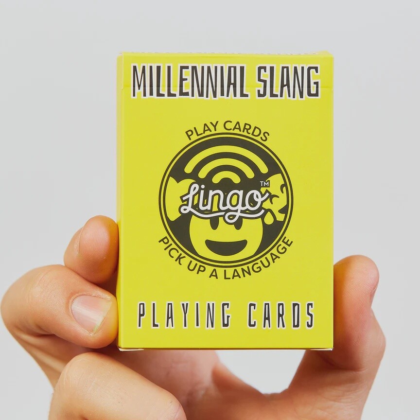 Millenial Slang Language Playing Cards