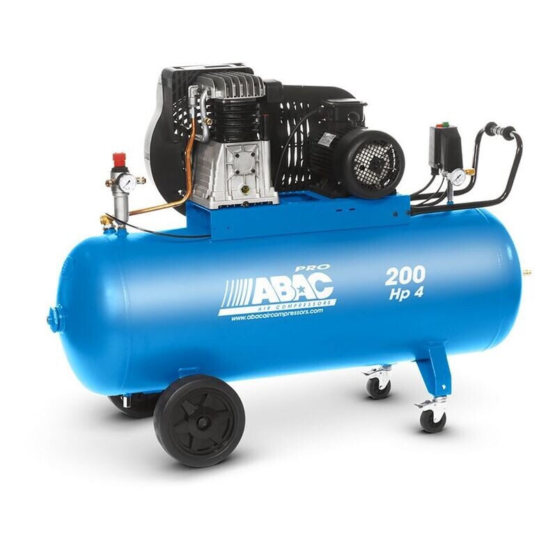 ABAC Air Compressor 200 L,  Made in Italy