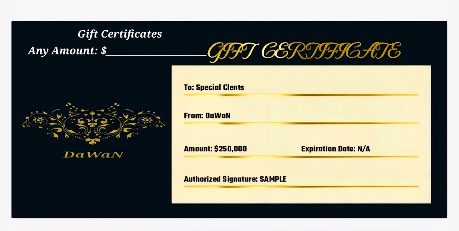 Gift Certificate
