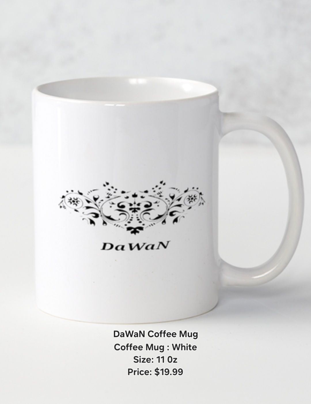 White Coffee Mug
