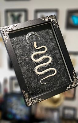Serpent lune version argent ou or
