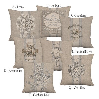 Rustic Grain Sack Style