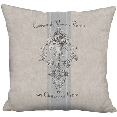 Vintage Pewter Grain Sack Style