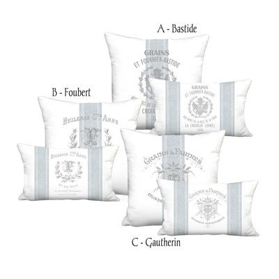 Blue Grain Sack Style