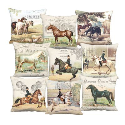 Country Farmhouse Horses