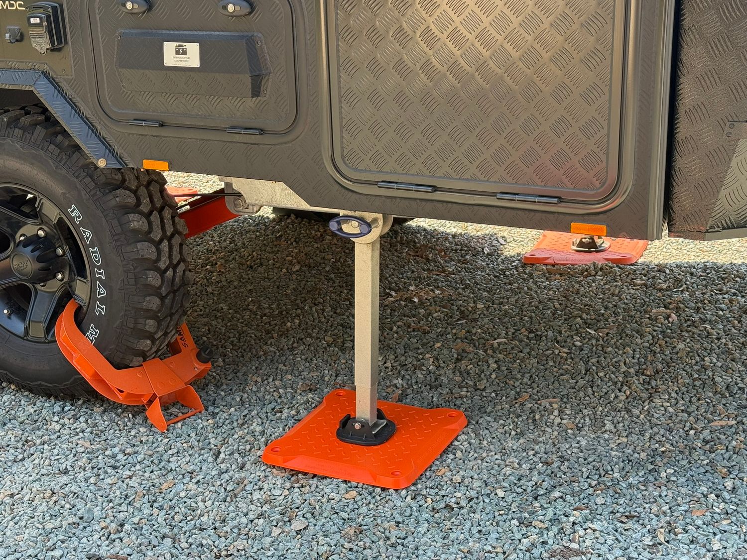 Caravan/Camper Trailer Outrigger Pack (incl postage) - Orange