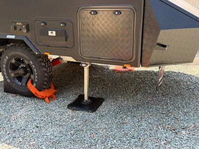 Caravan/Camper Trailer Outrigger Pack (incl postage) - Black