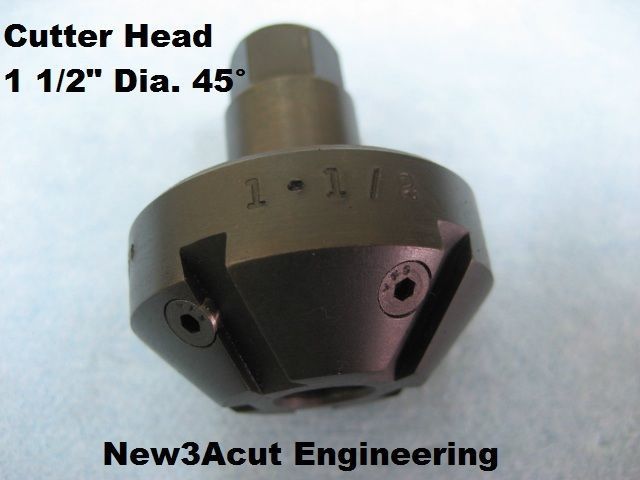 Cutter head 1-1/2" Diameter 45° Angle