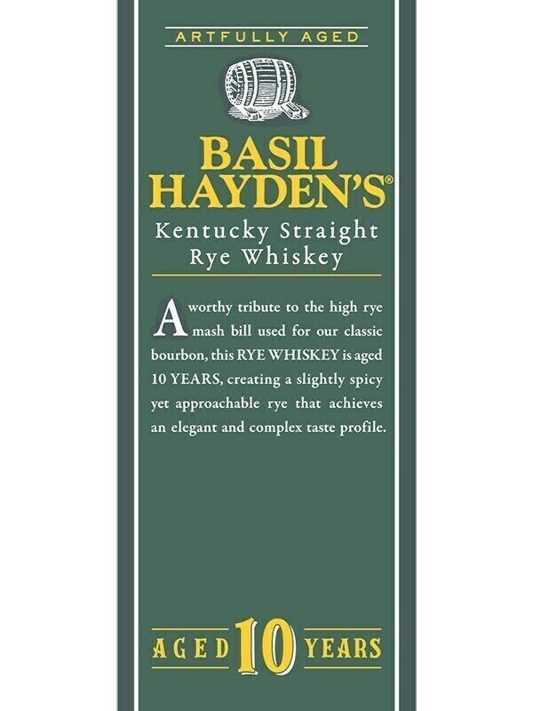 Basil Hayden 10 Year Old Kentucky Straight Rye