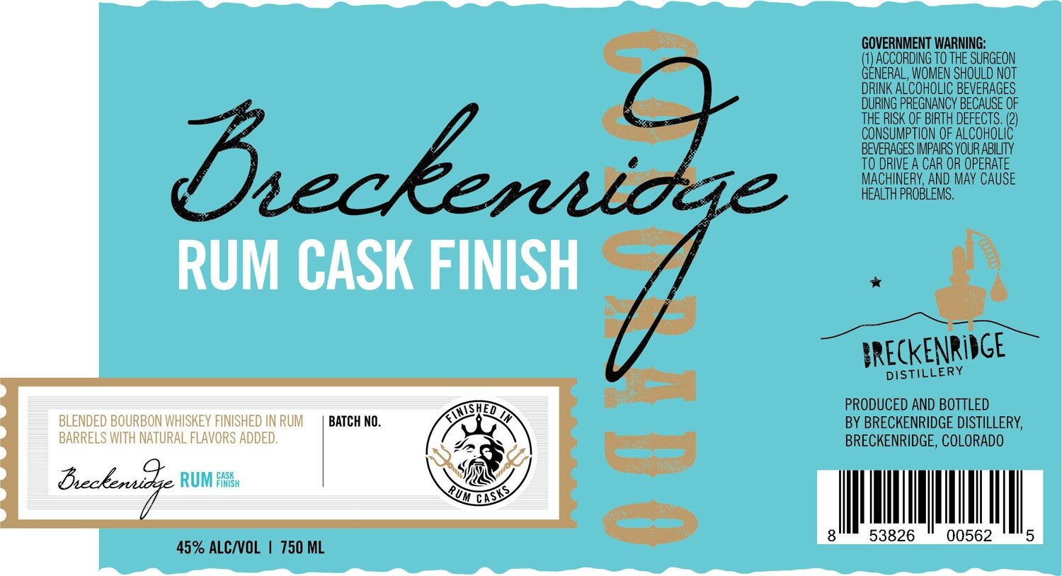 Breckenridge Rum Finished Bourbon