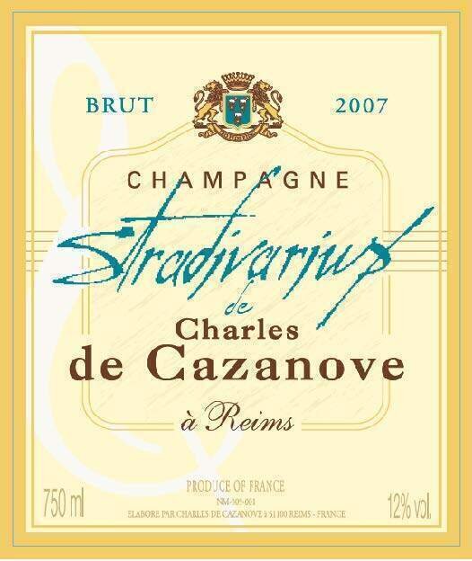 Charles de Cazanove Stradivarius Brut 2007