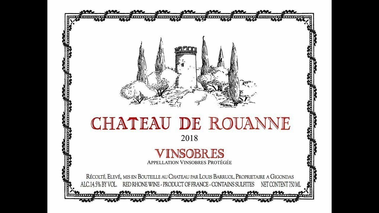 Chateau de Rouanne Vinsobres 2018