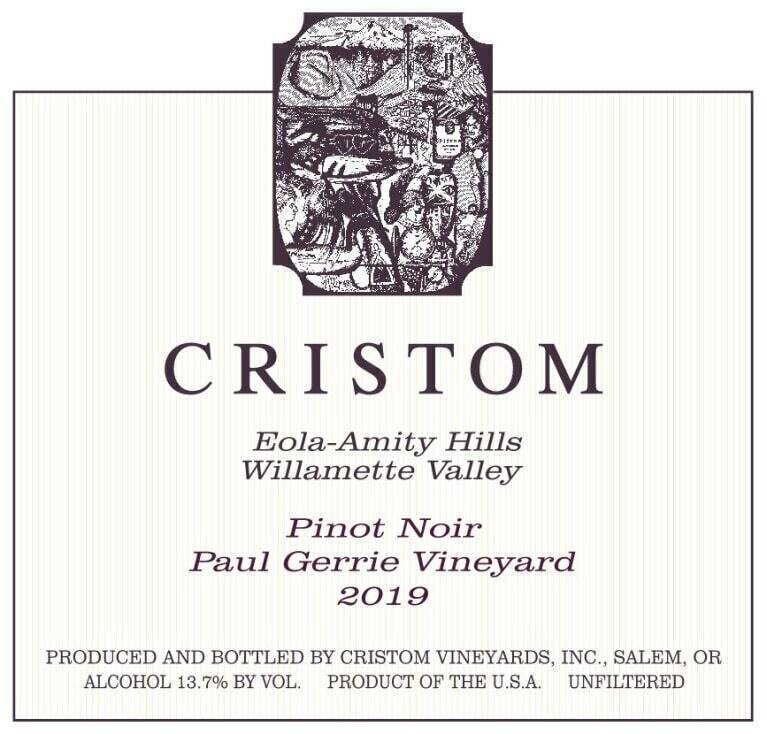 Cristom Pinot Noir Paul Gerrie Vineyard 2019