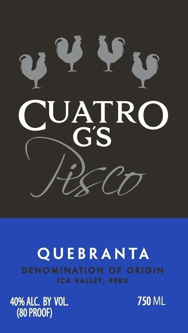 Cuatro Gallos Quebranta Pisco