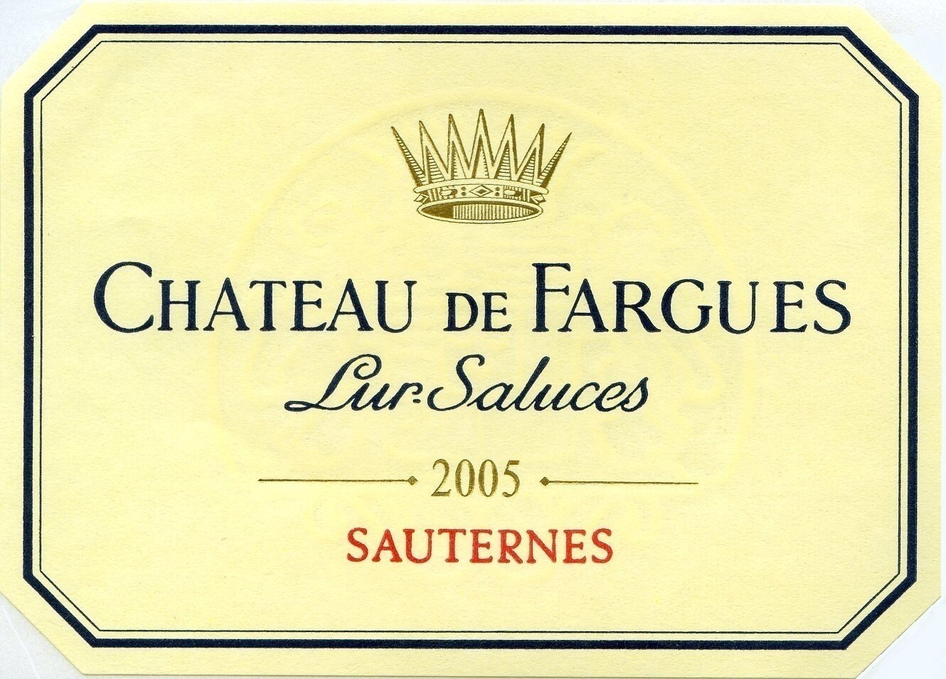 De Fargues Sauternes 2005