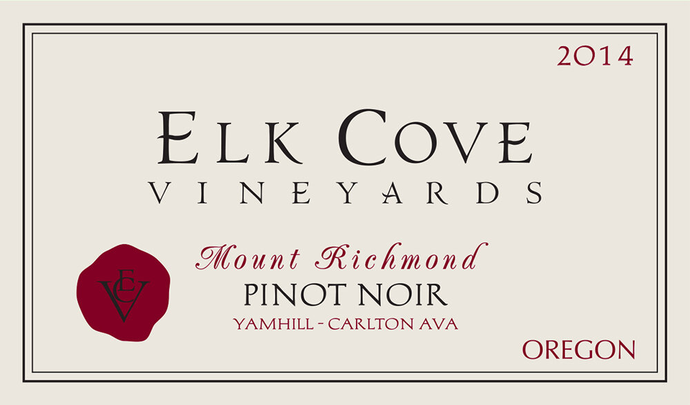 Elk Cove Pinot Noir Mount Richmond 2014