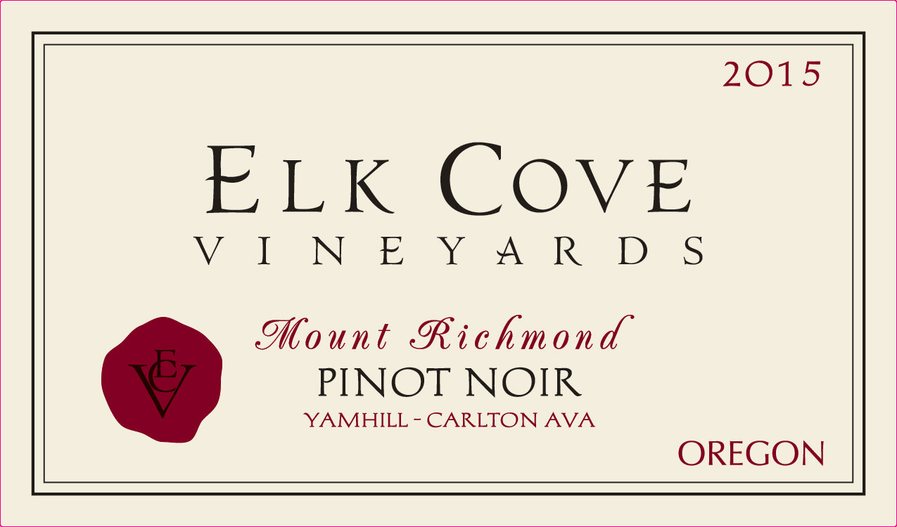 Elk Cove Pinot Noir Mount Richmond 2015