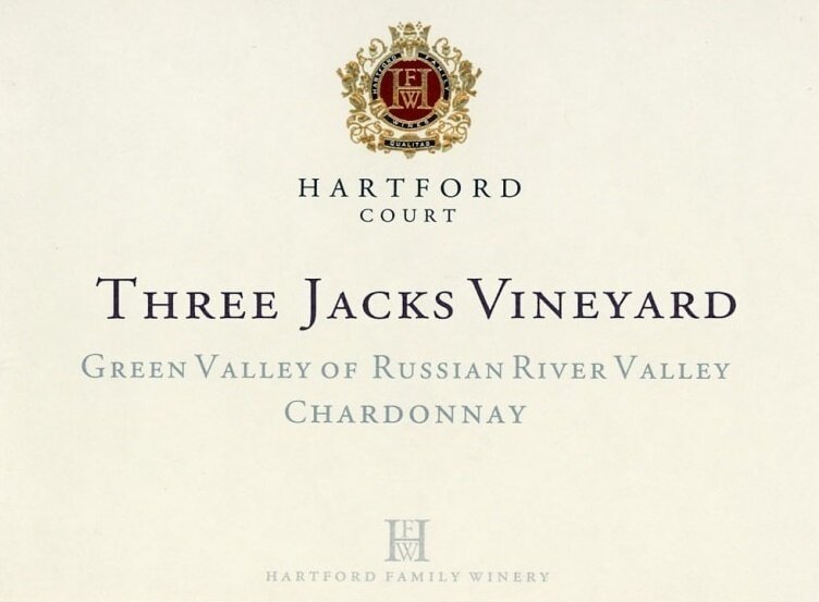 Hartford Court Chardonnay 3 Jacks Vineyard 2014