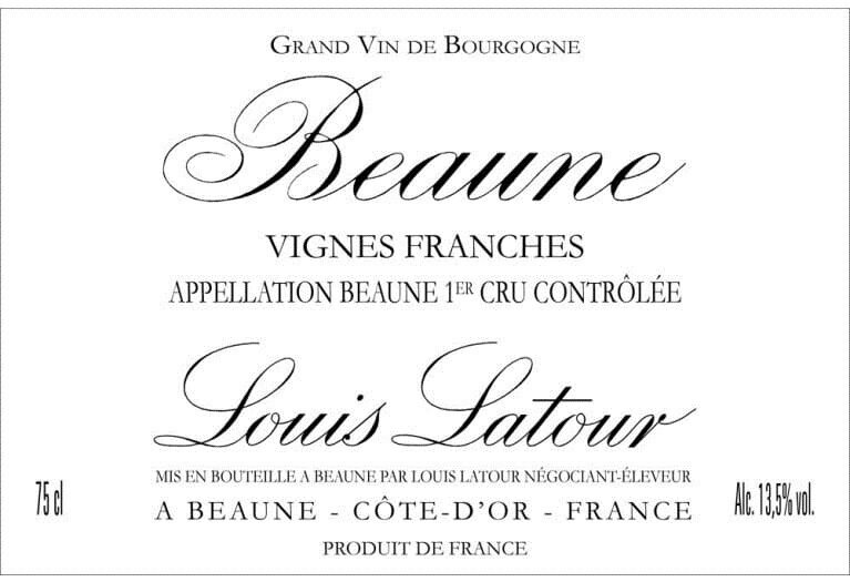 Louis Latour Beaune Vignes Franches 1er Cru 2013