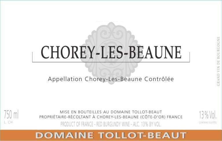 Tollot Beaut Chorey les Beaune 2017