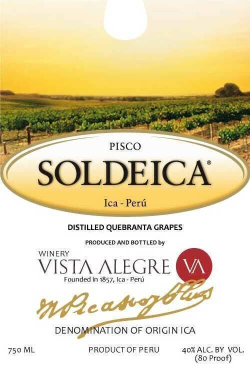 Vista Alegre Soldeica Quebranta Pisco