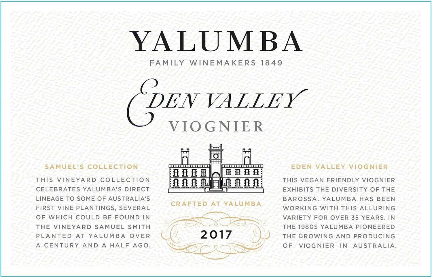 Yalumba Viognier Samuel&#39;s Collection 2017 *SALE*