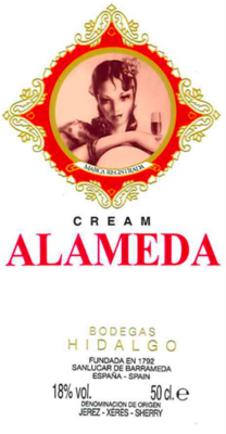 Bodegas Hidalgo La Gitana Alameda Cream Sherry (500ml)