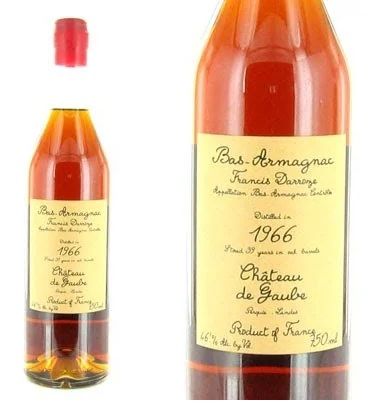 Francis Darroze Armagnac Chateau de Gaube 1966