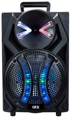 QFX 8” PORTABLE PARTY SPEAKER WIRED MICROPHONE PBX-108