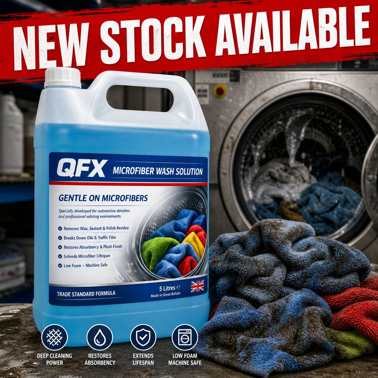 Microfiber  Wash  Solution