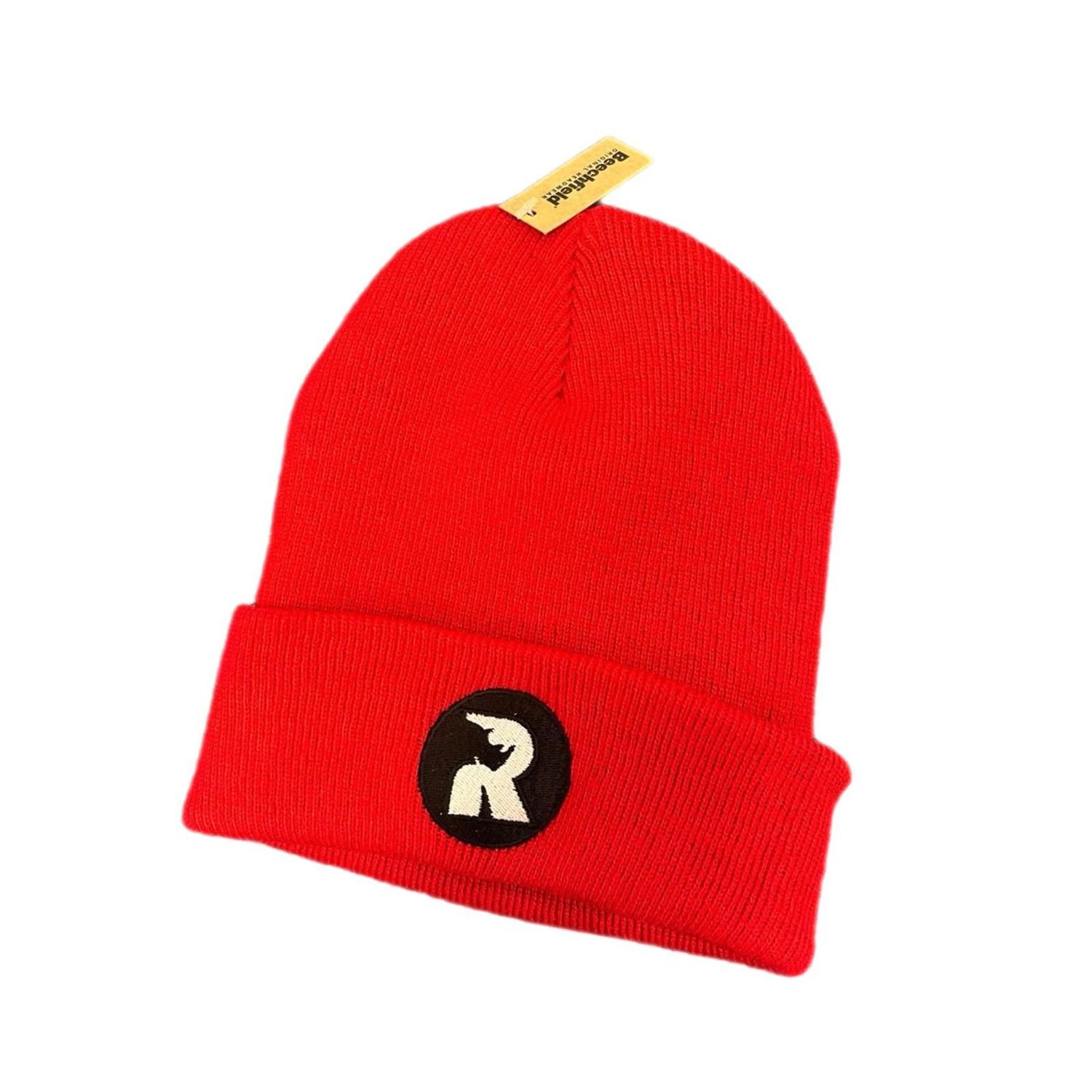 Red Beanie Red Logo
