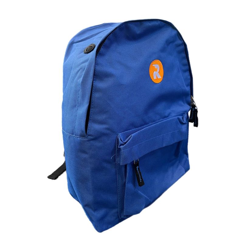 Blue Orange Badge Logo