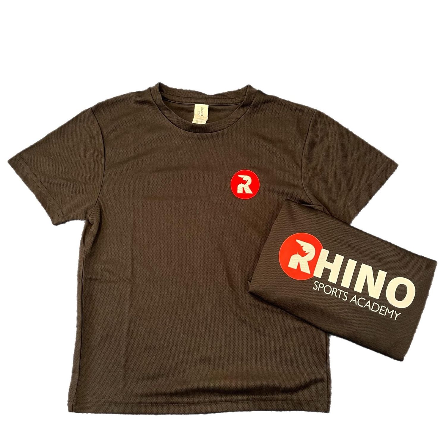Black T-shirt Red logo - L