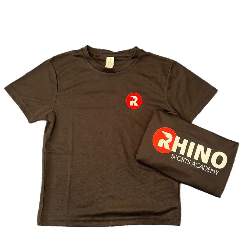 Black T-shirt Red logo - L